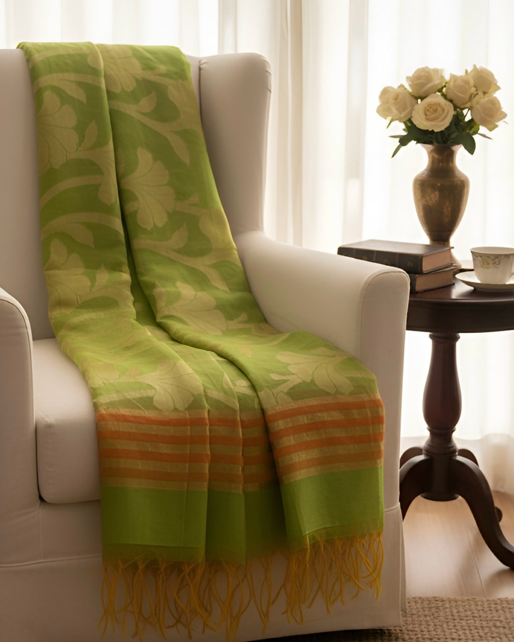 The Veridian Sunset Dupatta