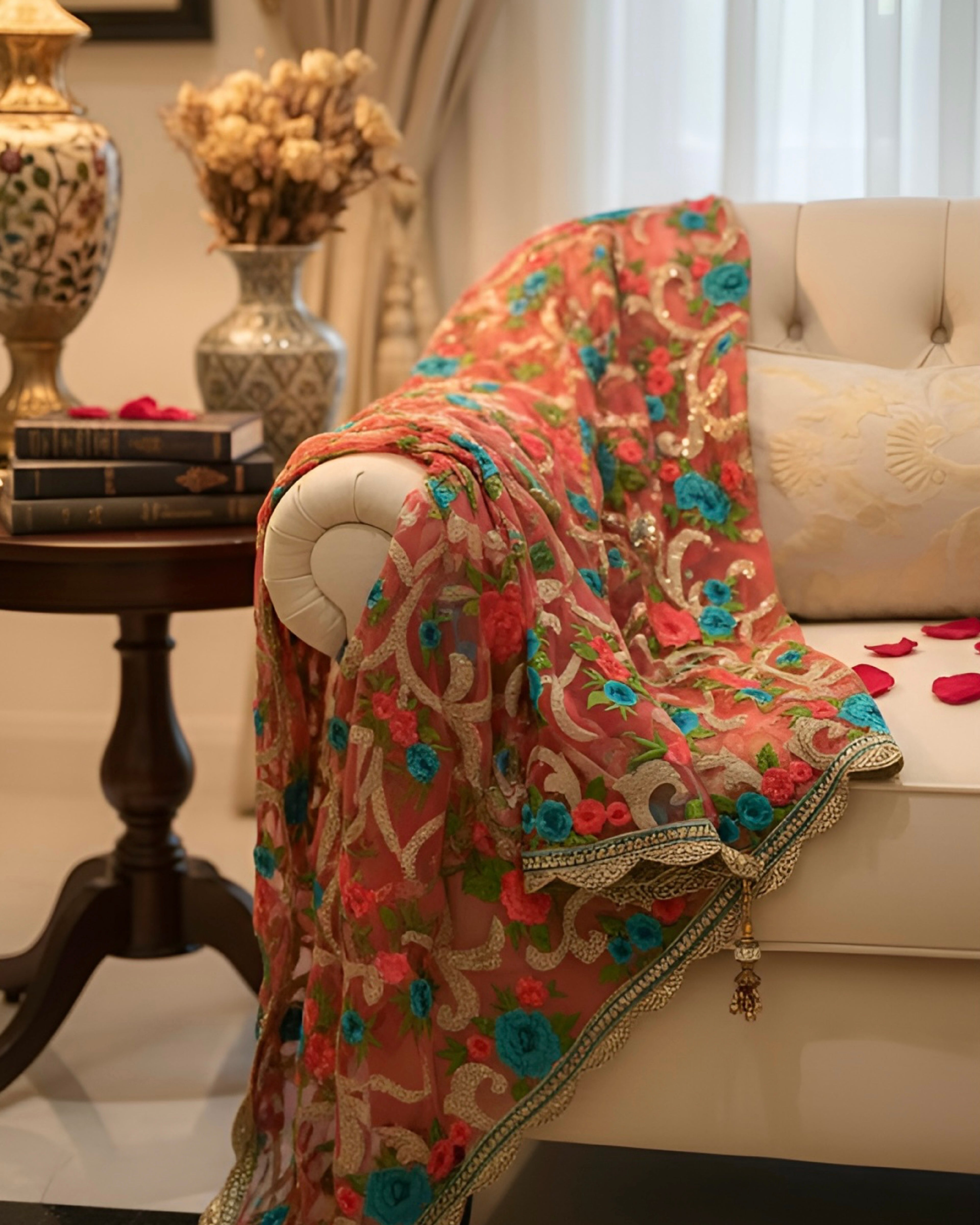 The Azalea Chiffon Tapestry