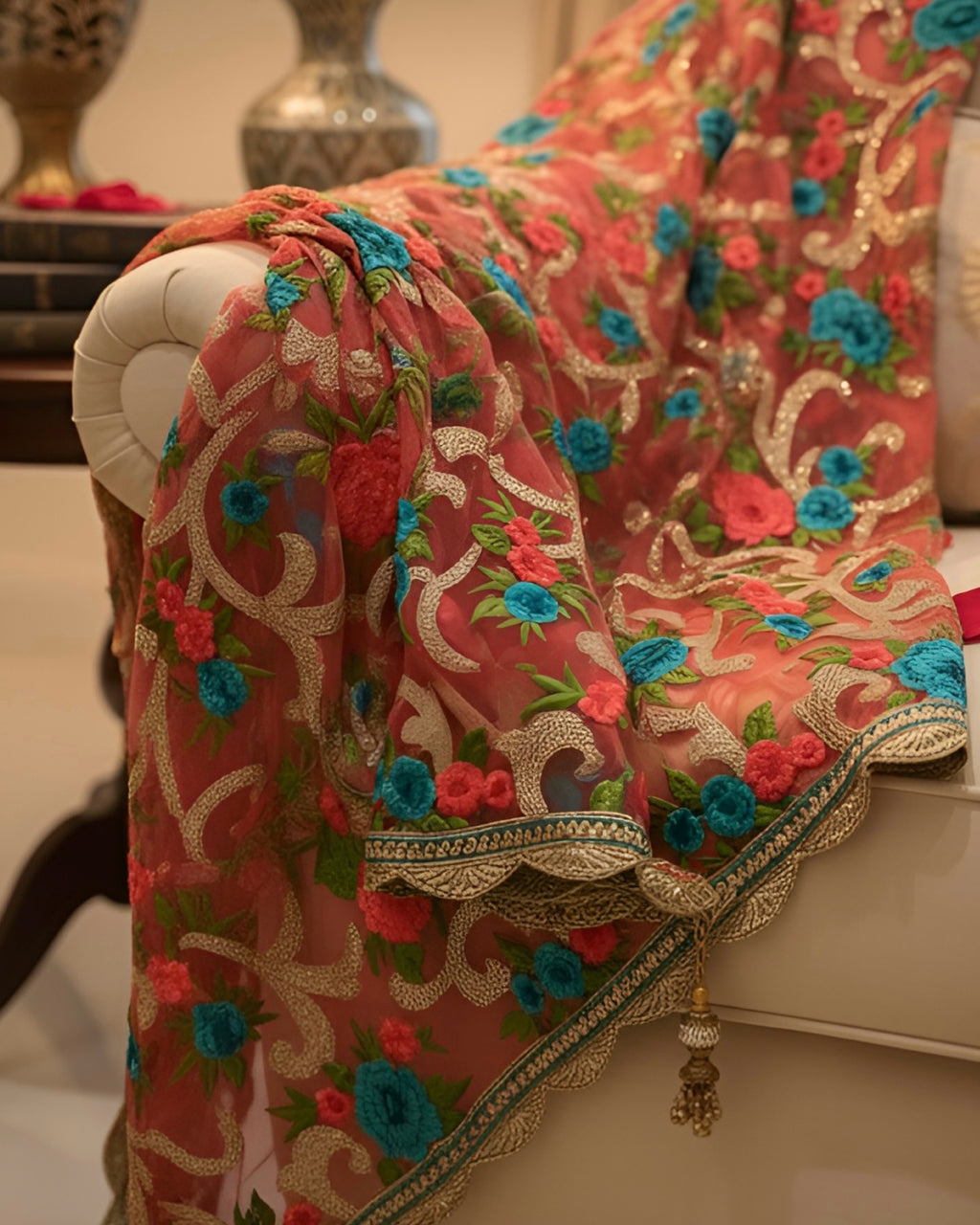 The Azalea Chiffon Tapestry