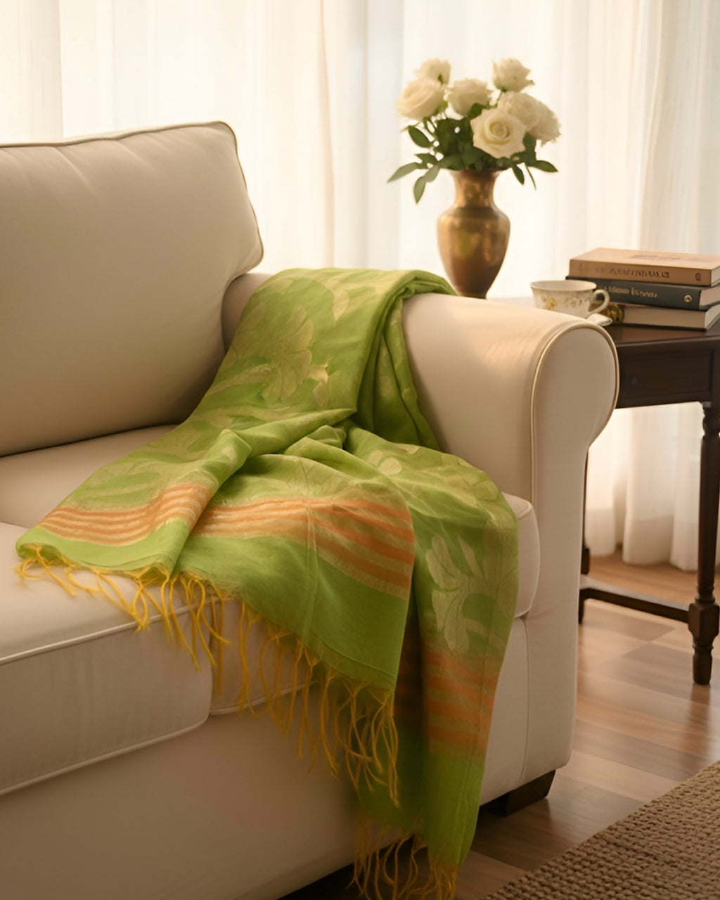 The Veridian Sunset Dupatta