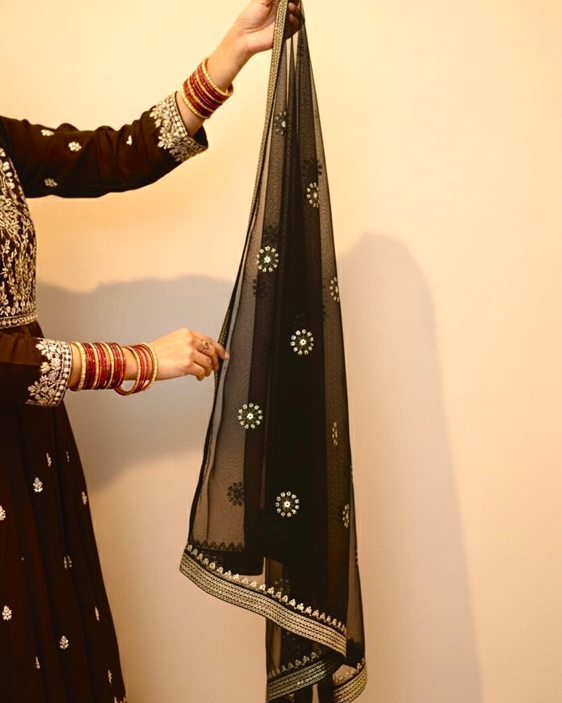 The Starlit Veil Dupatta
