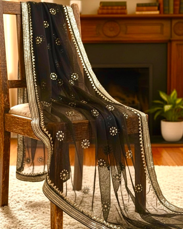 The Starlit Veil Dupatta