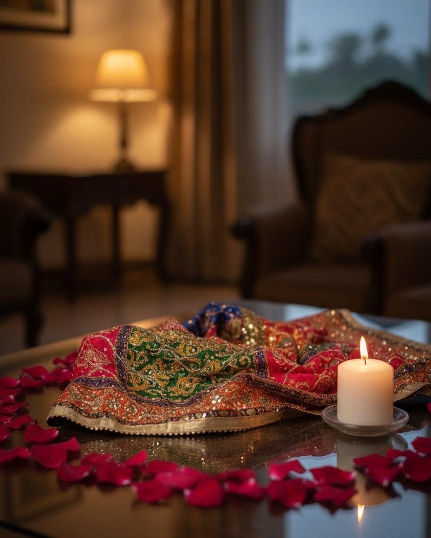 The Rani Shimmer Dupatta